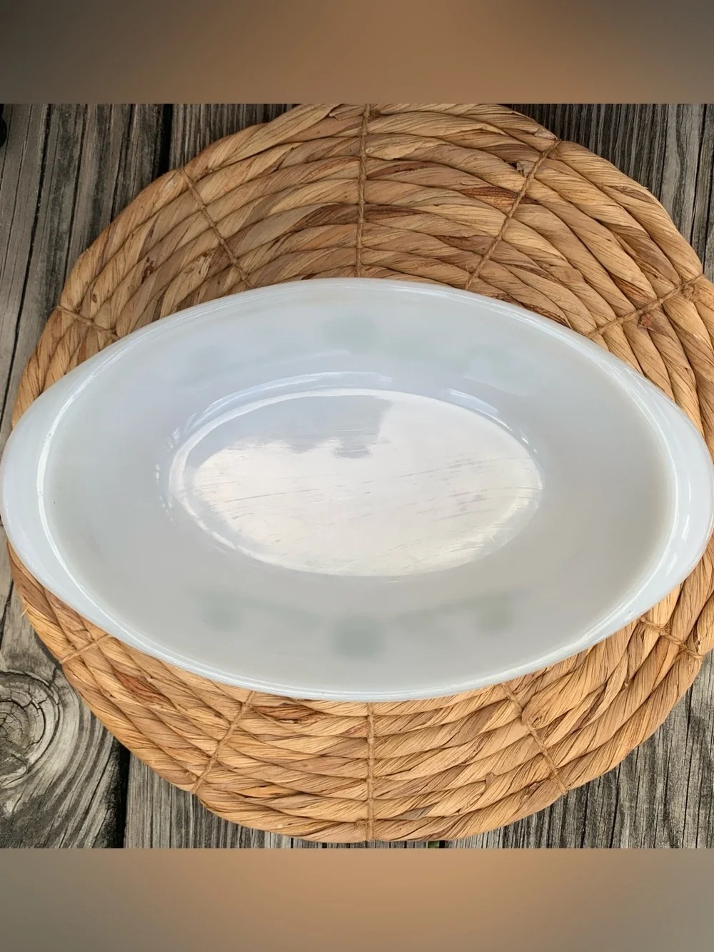 Glasbake classic white